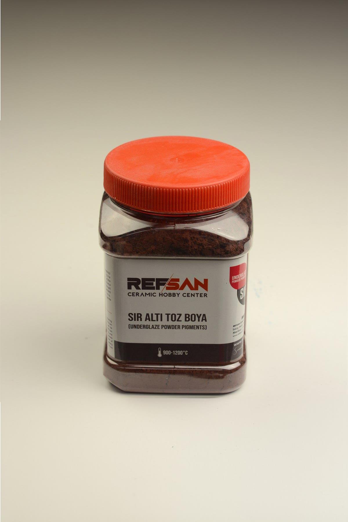 Refsan Ceramic Powder Dye Underglaze 200 Red Brown