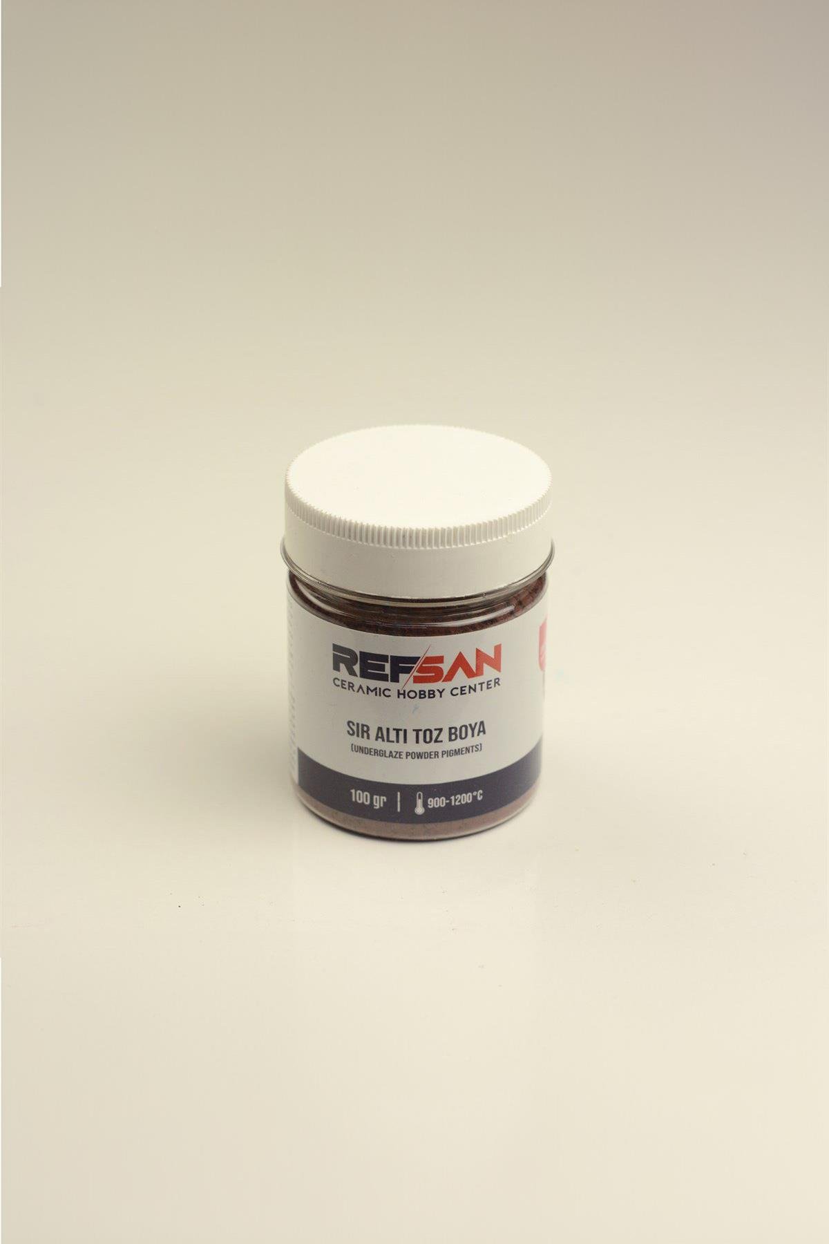 Refsan Ceramic Powder Dye Underglaze 200 Red Brown