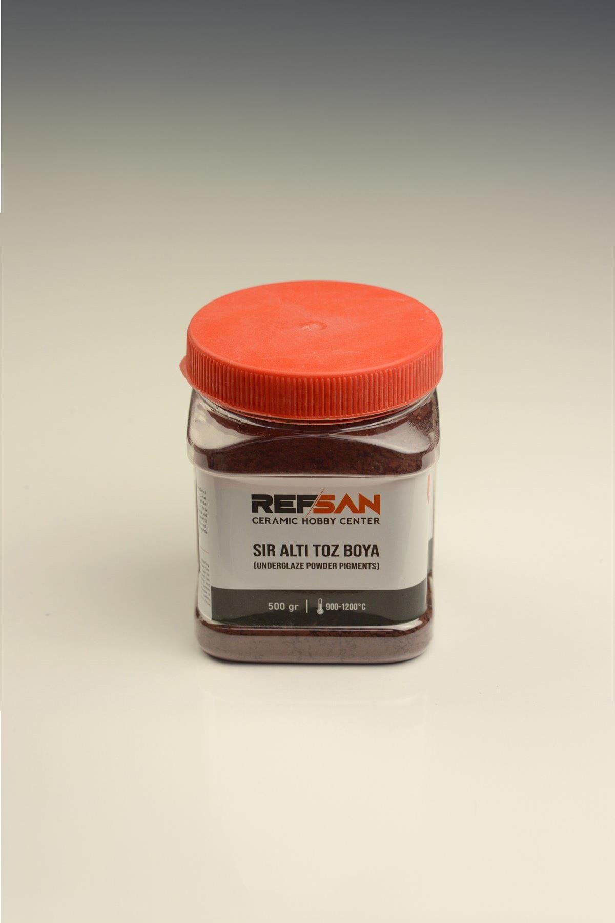 Refsan Ceramic Powder Dye Underglaze 200 Red Brown