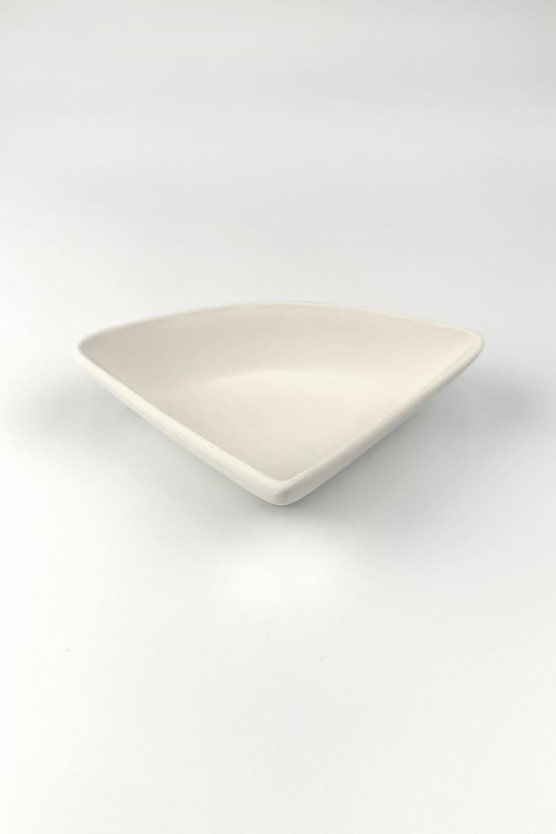 Triangle Appetizers Ceramic Bisque