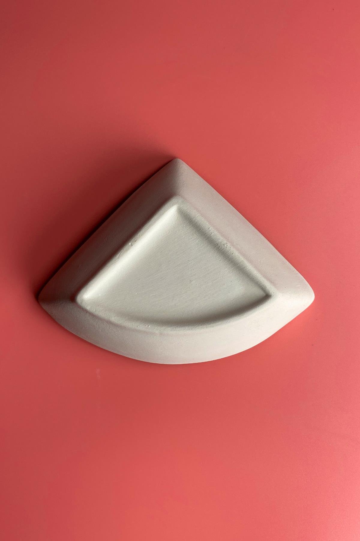 Triangle Appetizers Ceramic Bisque