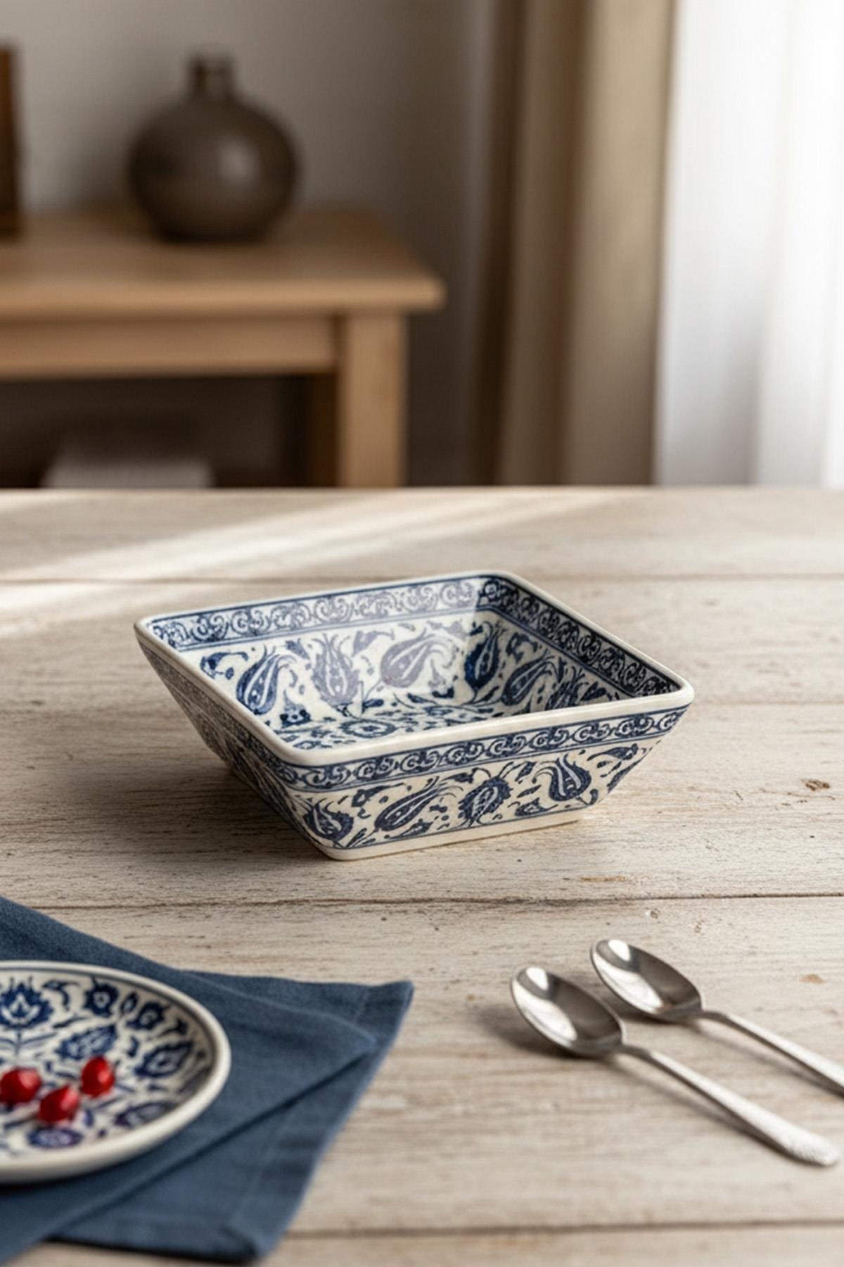 Triple Square Cookie Ceramic Bisque