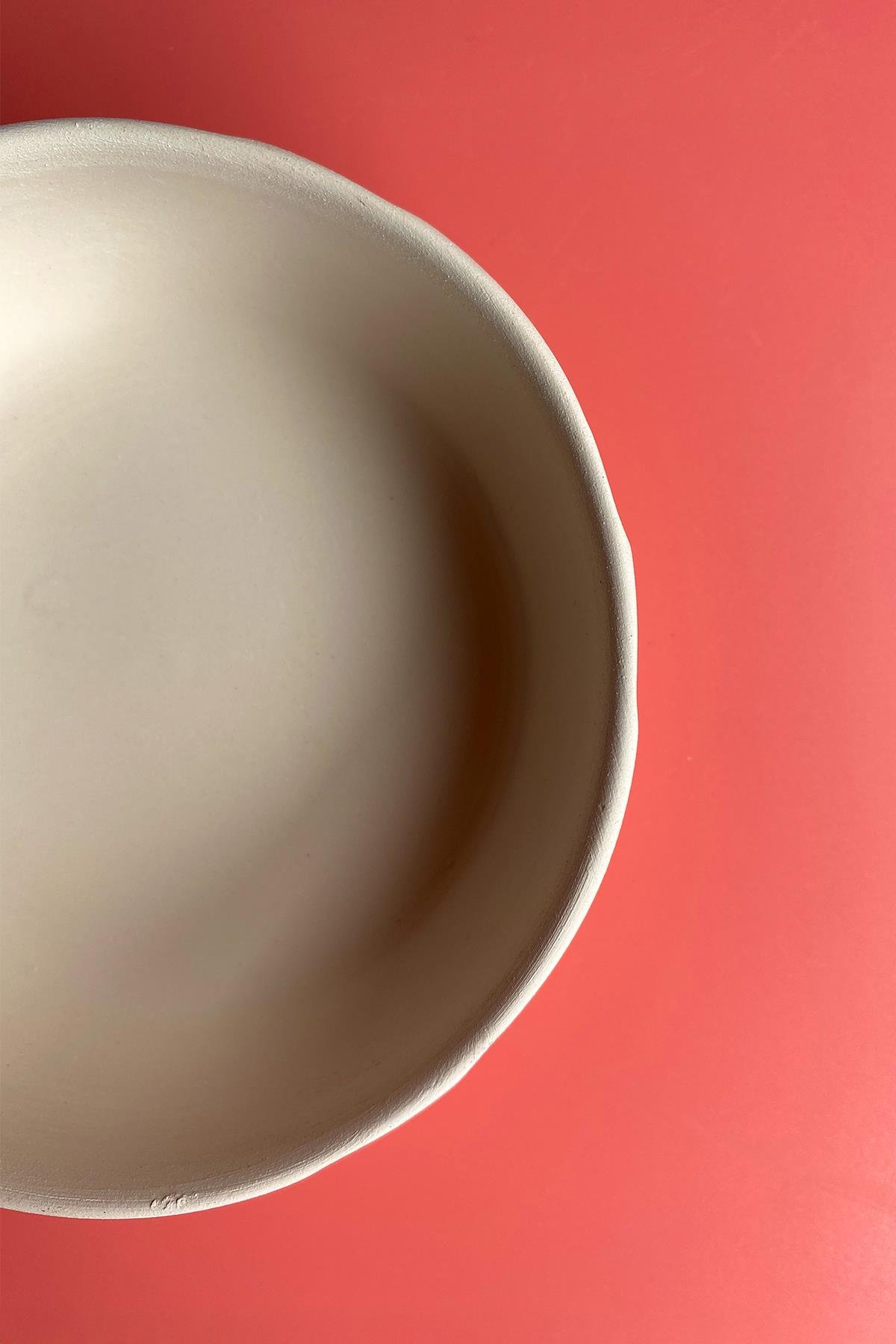 Triple Wind Bowl Ceramic Bisque