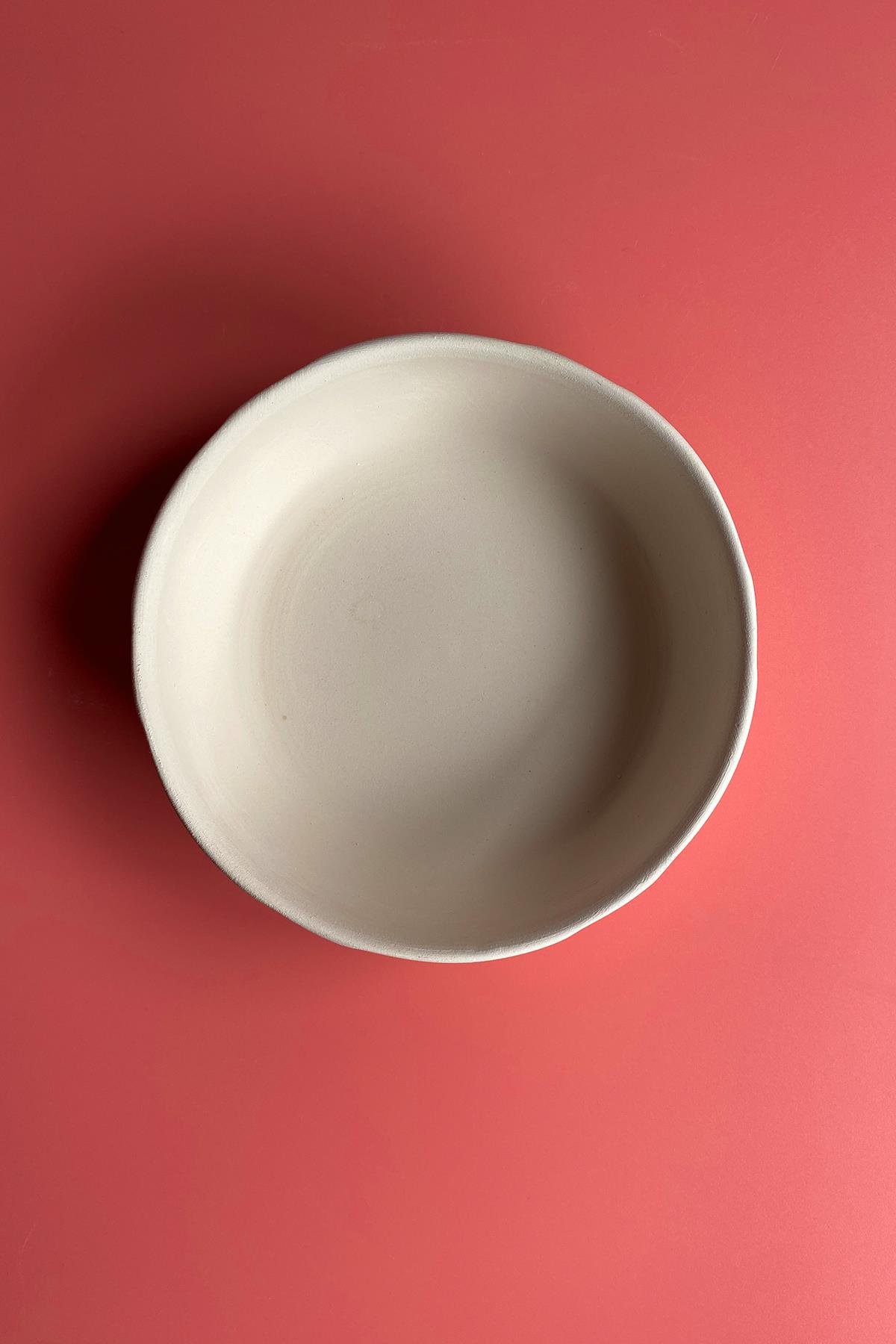 Triple Wind Bowl Ceramic Bisque