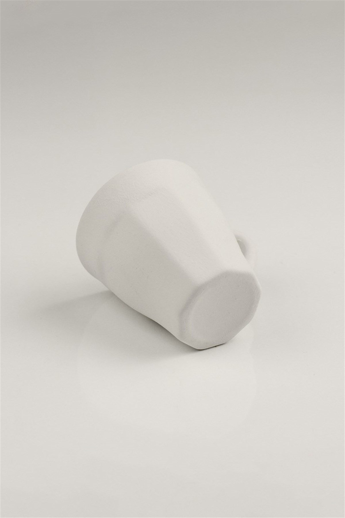 Long-Cornered Cup | Ceramic Bisque