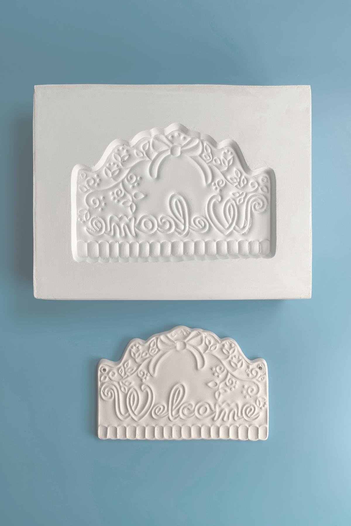 Welcome Plaster Mold