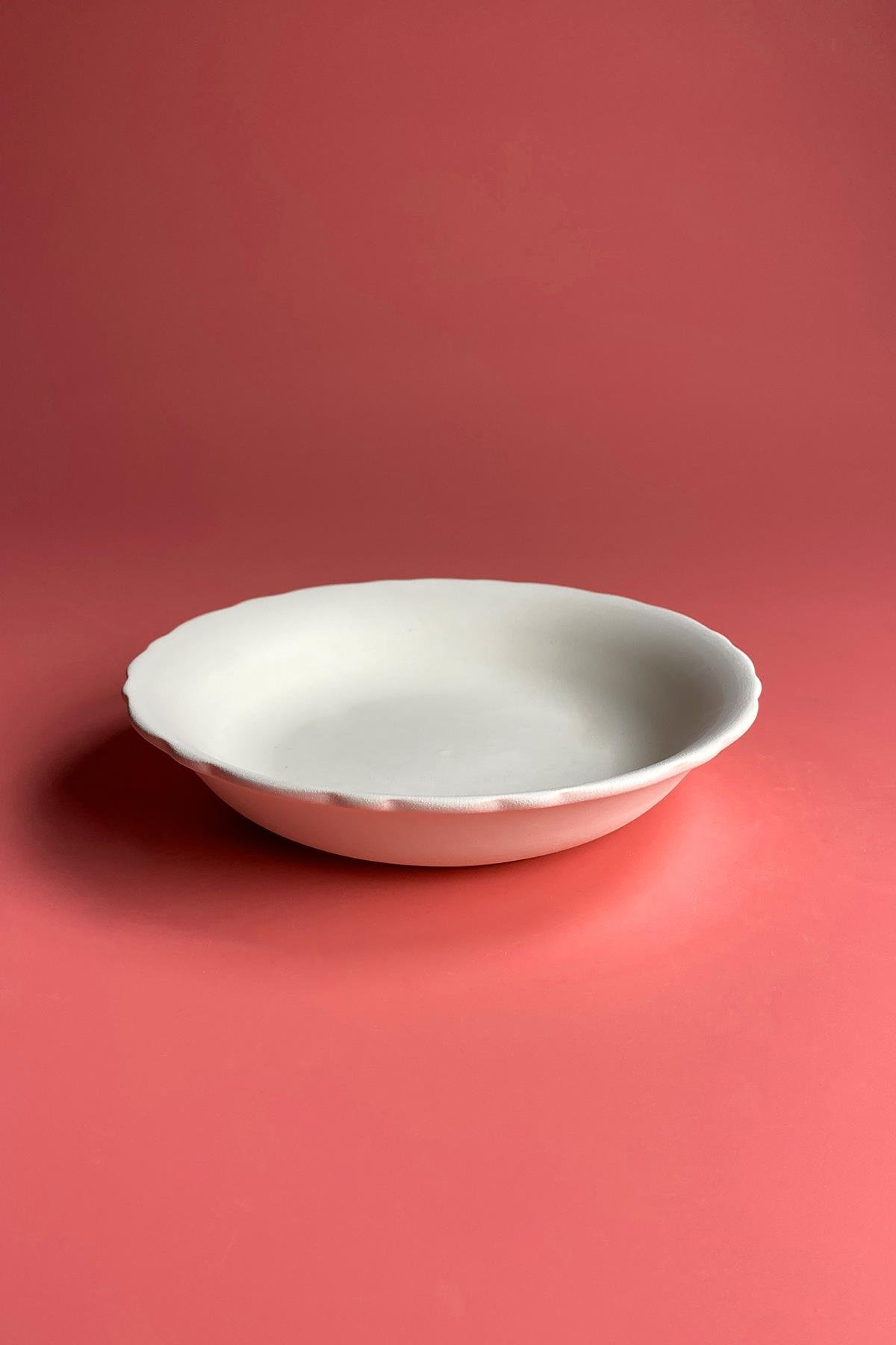 Yemek Tabağı - Seramik Bisküvi