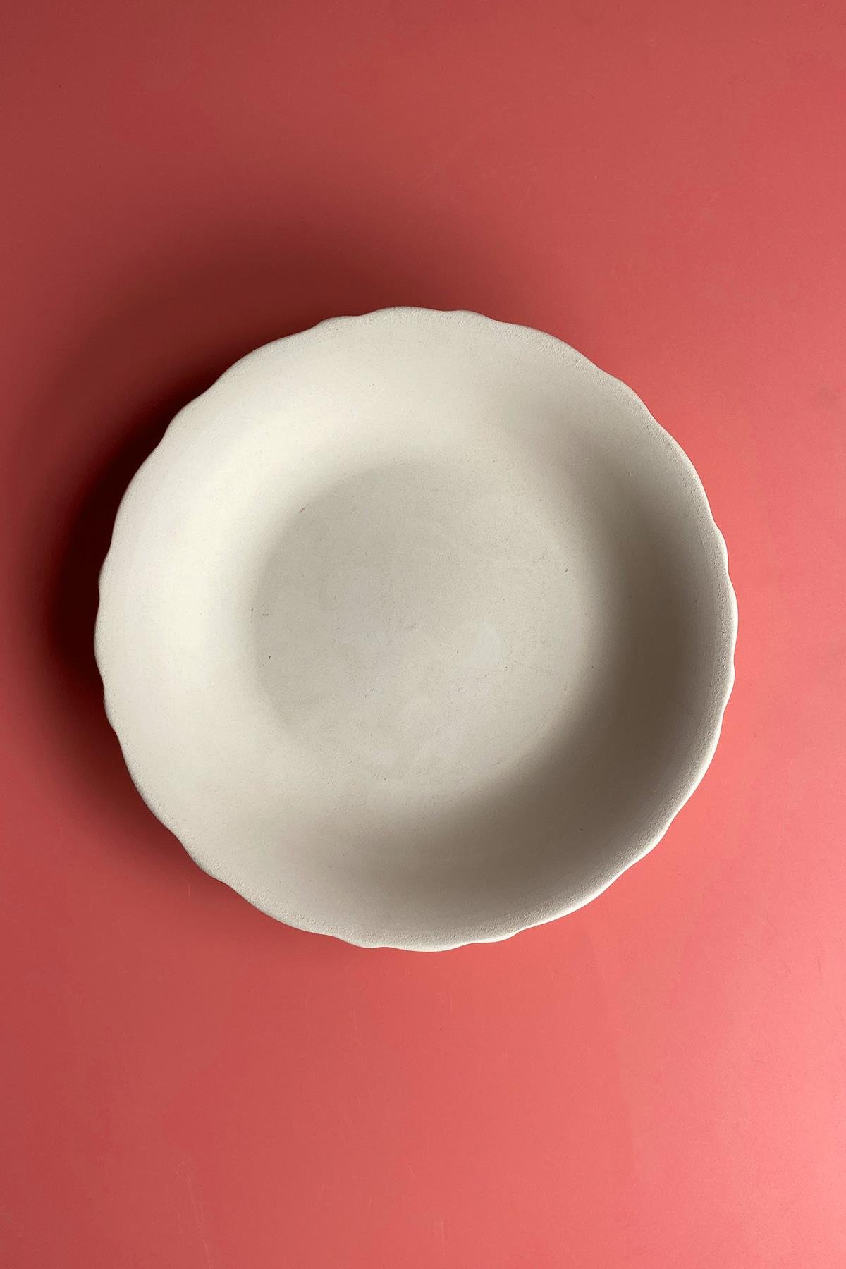 Yemek Tabağı - Seramik Bisküvi