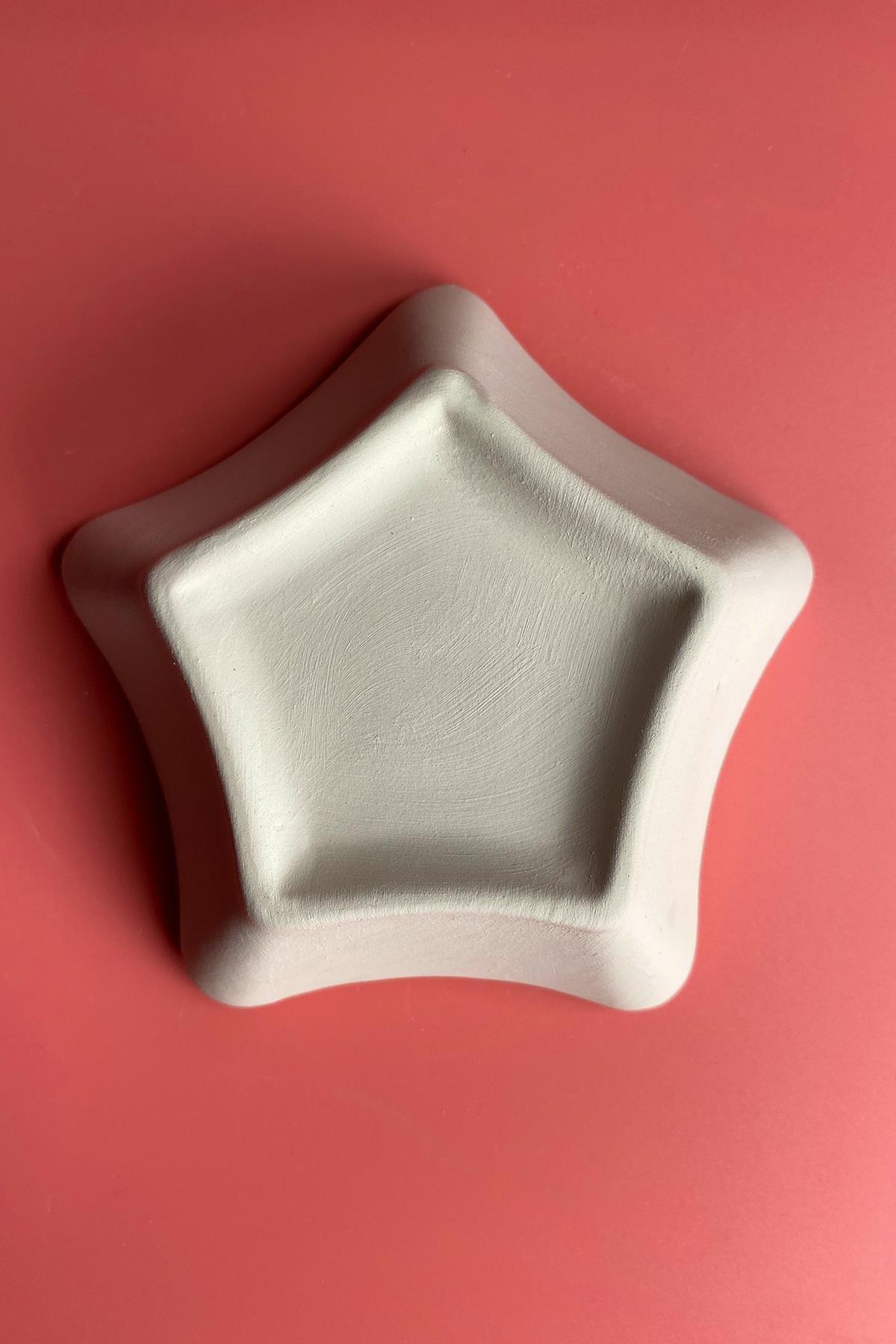 Star Appetizers Ceramic Bisque