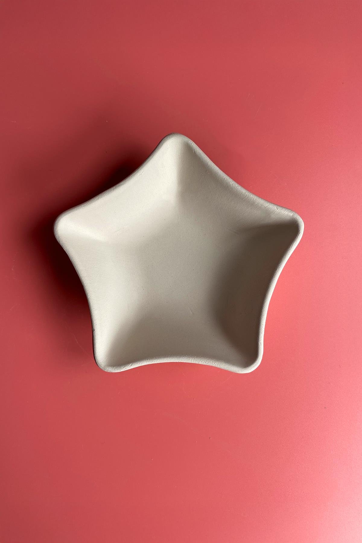 Star Appetizers Ceramic Bisque