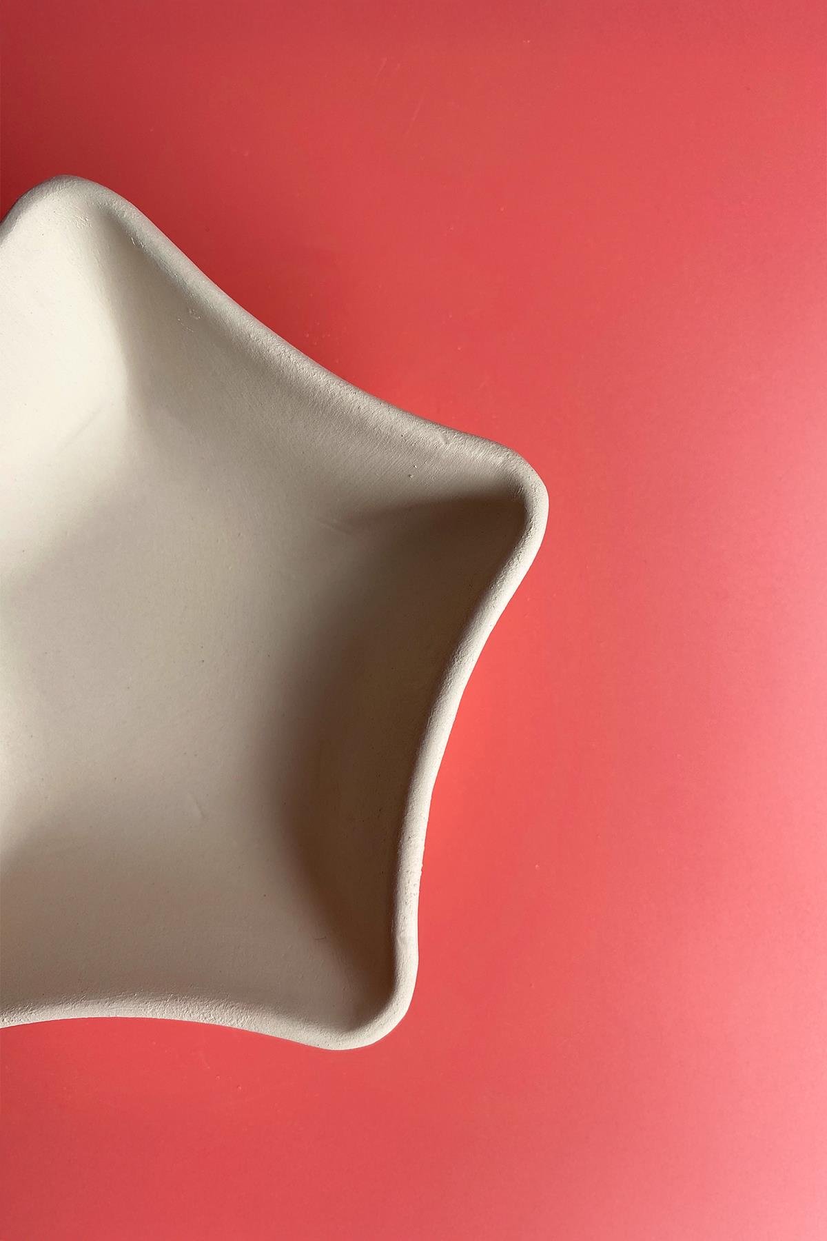 Star Appetizers Ceramic Bisque