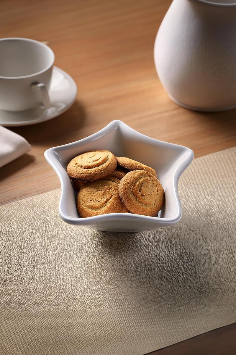 Star Appetizers Ceramic Bisque