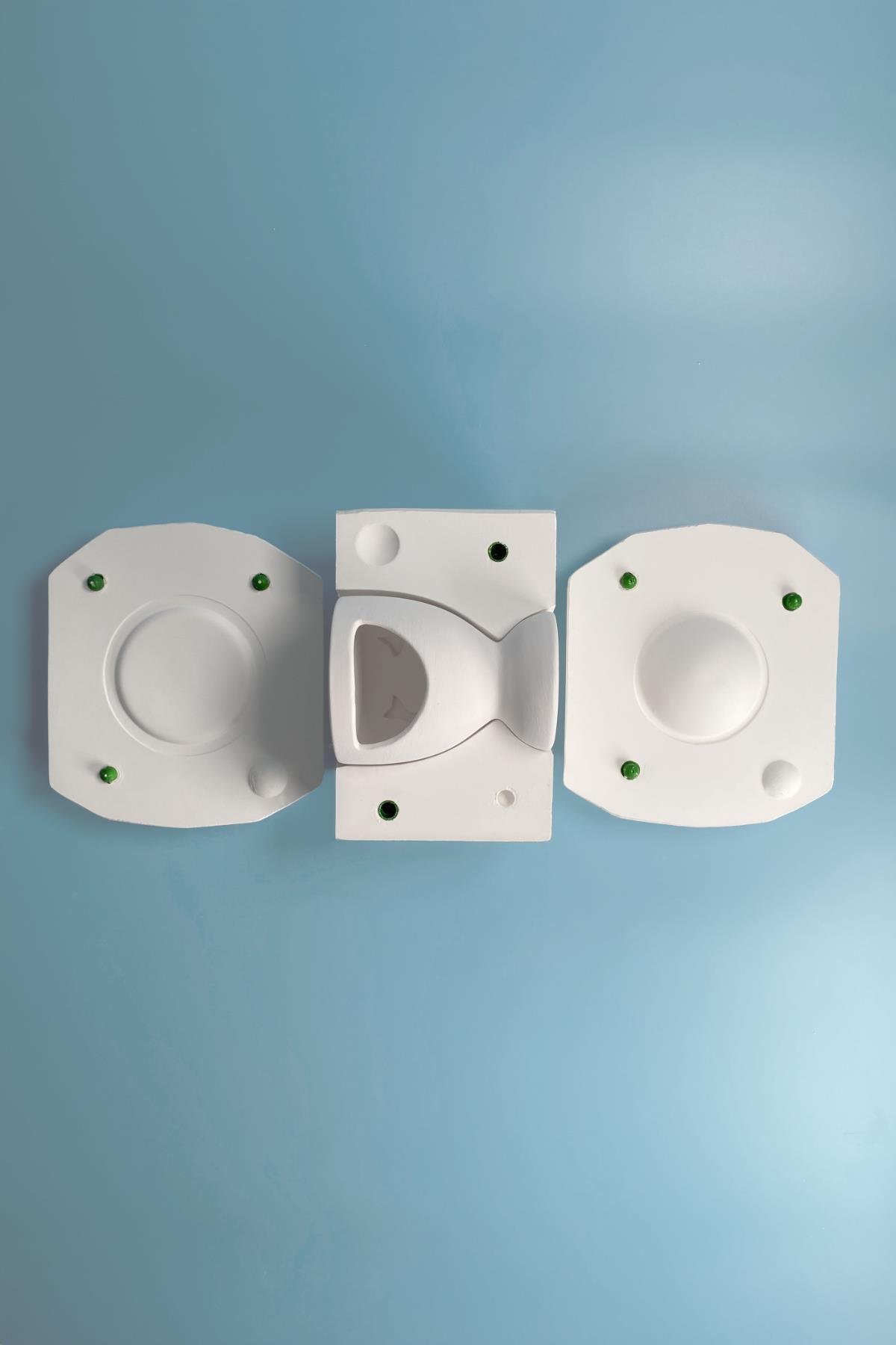 Dolphin Oil Burner Plaster Molds