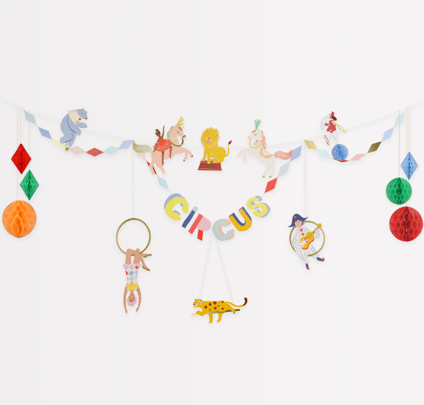 Meri Meri - Circus Garland - Sirk Asılan Süs Asılan Süsler