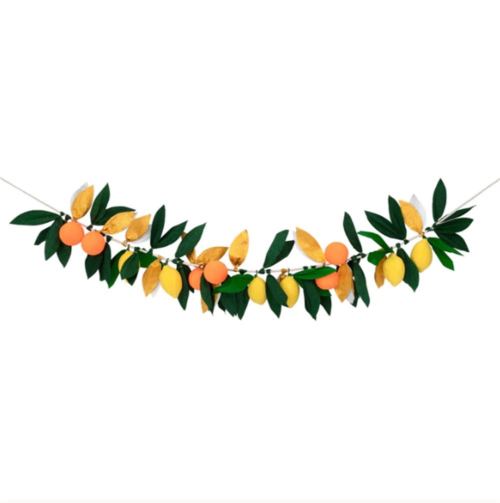 Meri Meri - Citrus Fruti Garland - Turunçgiller Meyve Asılan Süs Asılan Süsler