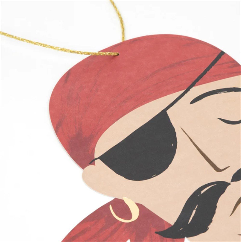 Meri Meri Giant Pirate Decorations - Dev Korsan Dekorlar - 3lü Asılan Süsler