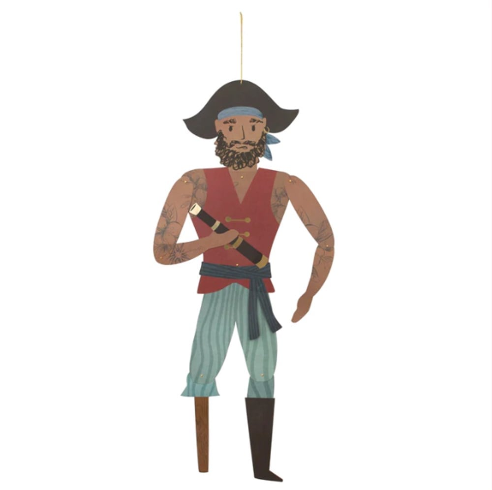 Meri Meri Giant Pirate Decorations - Dev Korsan Dekorlar - 3lü Asılan Süsler