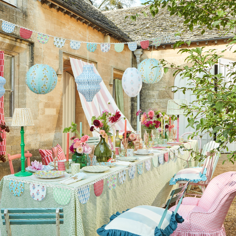 Meri Meri - Molly Mahon Fabric Garland - Molly Mahon Kumaş Asılan Süs Asılan Süsler