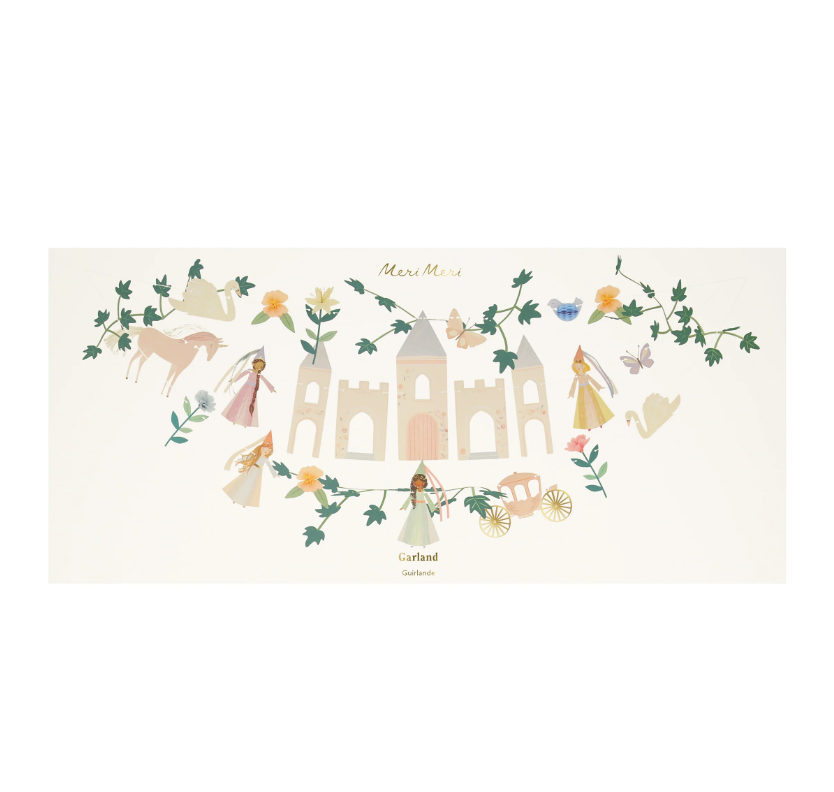 Meri Meri - Princess Party Garland - Prenses Asılan Süs Asılan Süsler