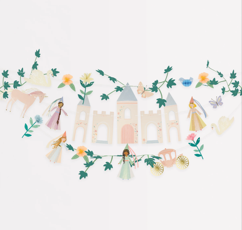 Meri Meri - Princess Party Garland - Prenses Asılan Süs Asılan Süsler