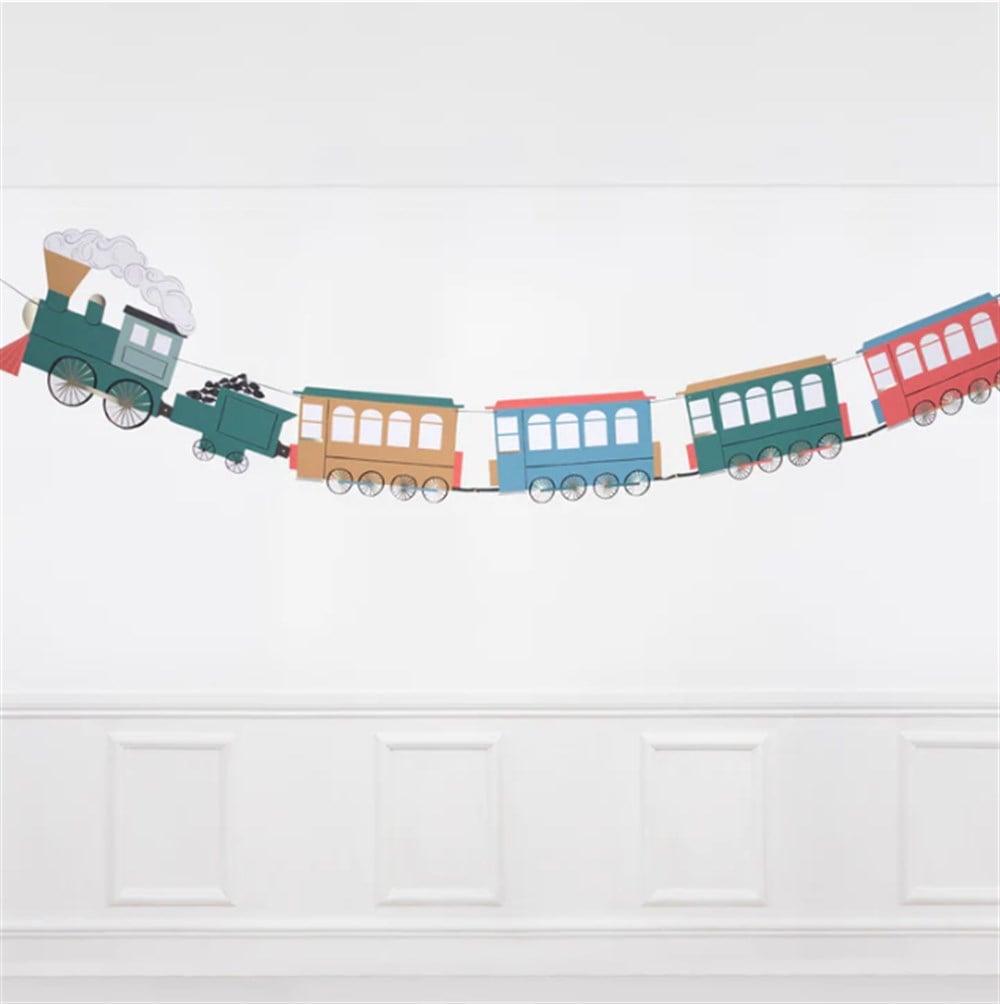Meri Meri - Train Garland - Tren Asılan Süs Asılan Süsler