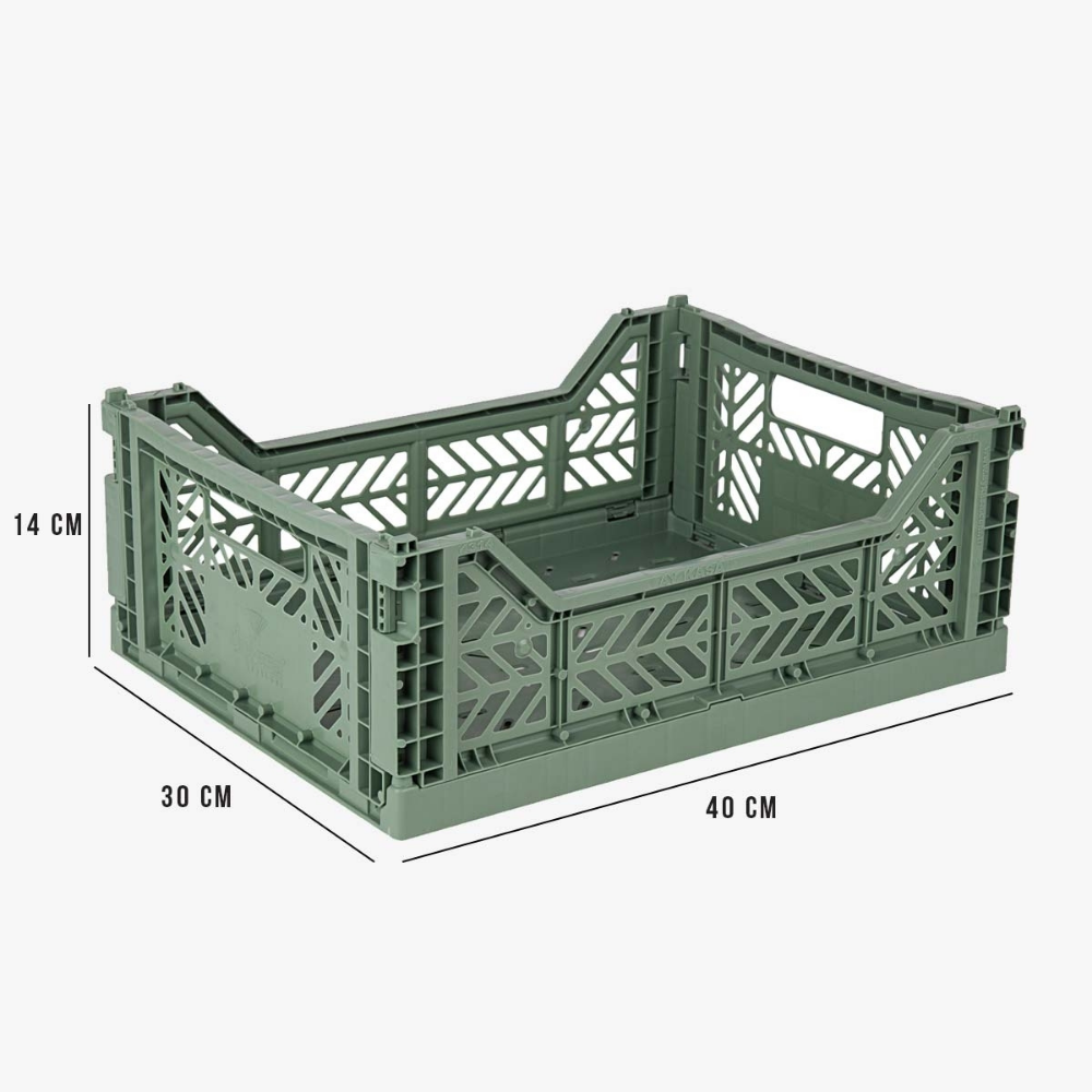 AYKASAAykasa - Orta Boy Saklama Kutusu - Almond Green8681406006180