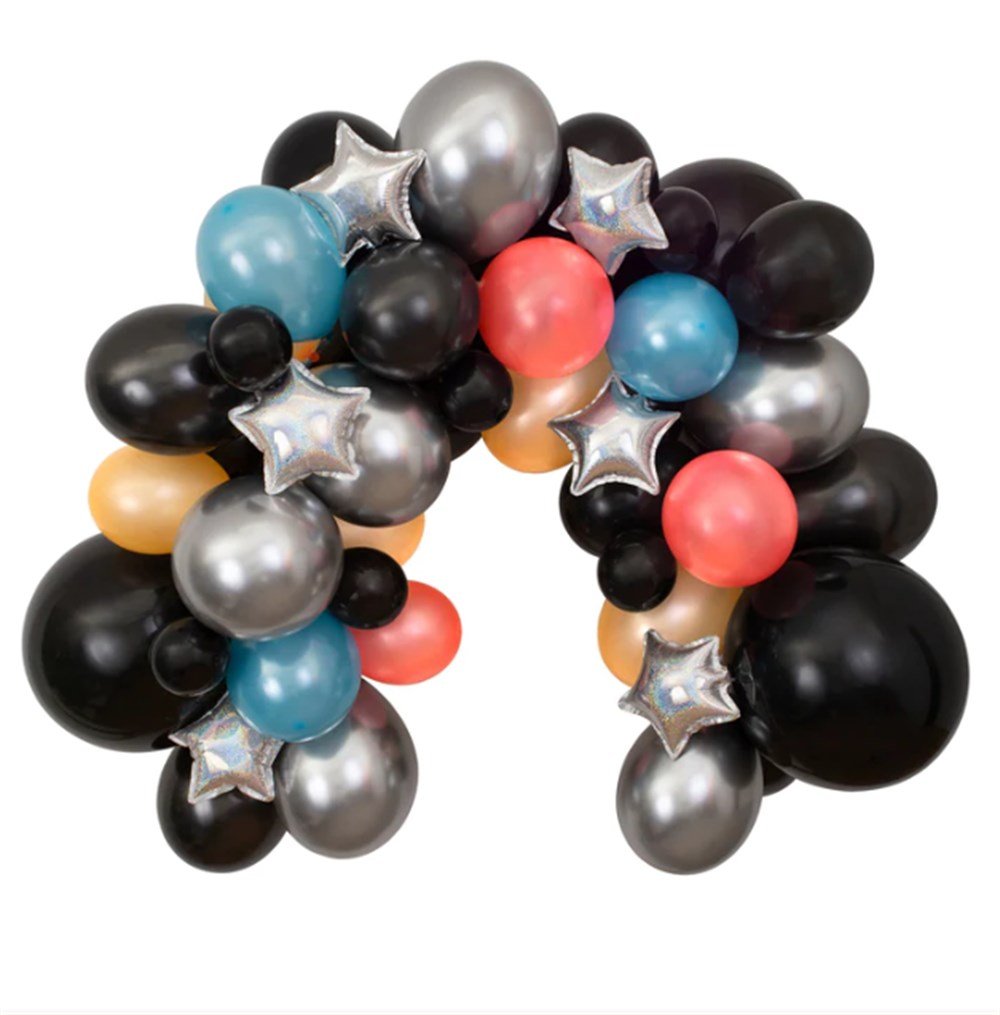 Meri Meri - Cosmic Balloon Garland Kit - Uzay Balon Seti - 48 balon Balonlar