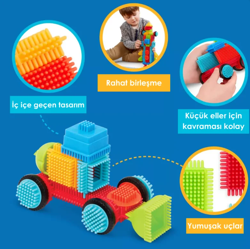 BattatBattat Yapı Oyuncakları - İnşaat - 50 ParçaBT3081MTZ