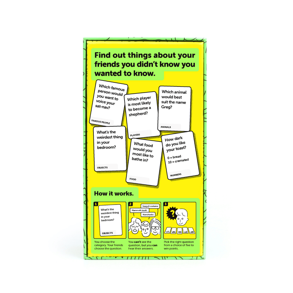 Big Potato GamesBig Potato Games - Dumb Questions To Ask Your Friends Kutu Oyunu5060579763336