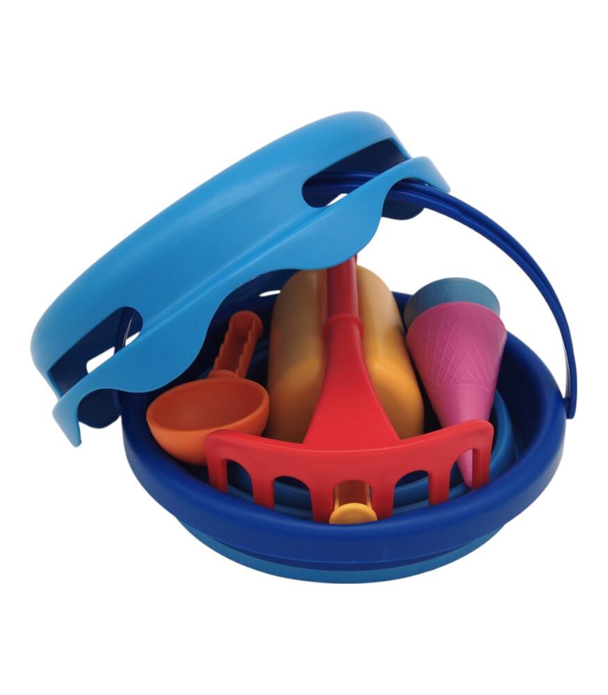 compacToyscompacToys - 7in1 Plaj Kovası Seti - Mavi99100201