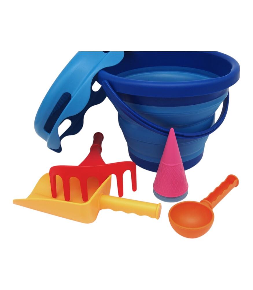 compacToyscompacToys - 7in1 Plaj Kovası Seti - Mavi99100201