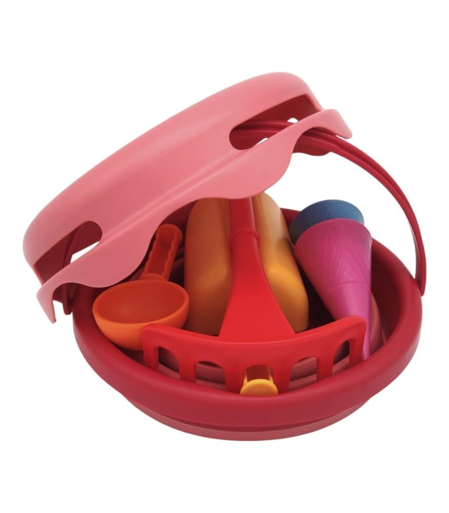 compacToyscompacToys - 7in1 Plaj Kovası Seti - Kırmızı99200201