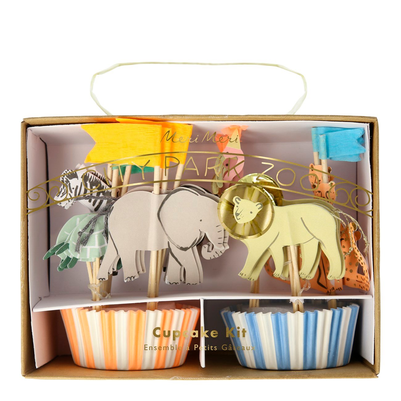Safari Cupcake Kit (24'lü) Cupcake Kalıpları