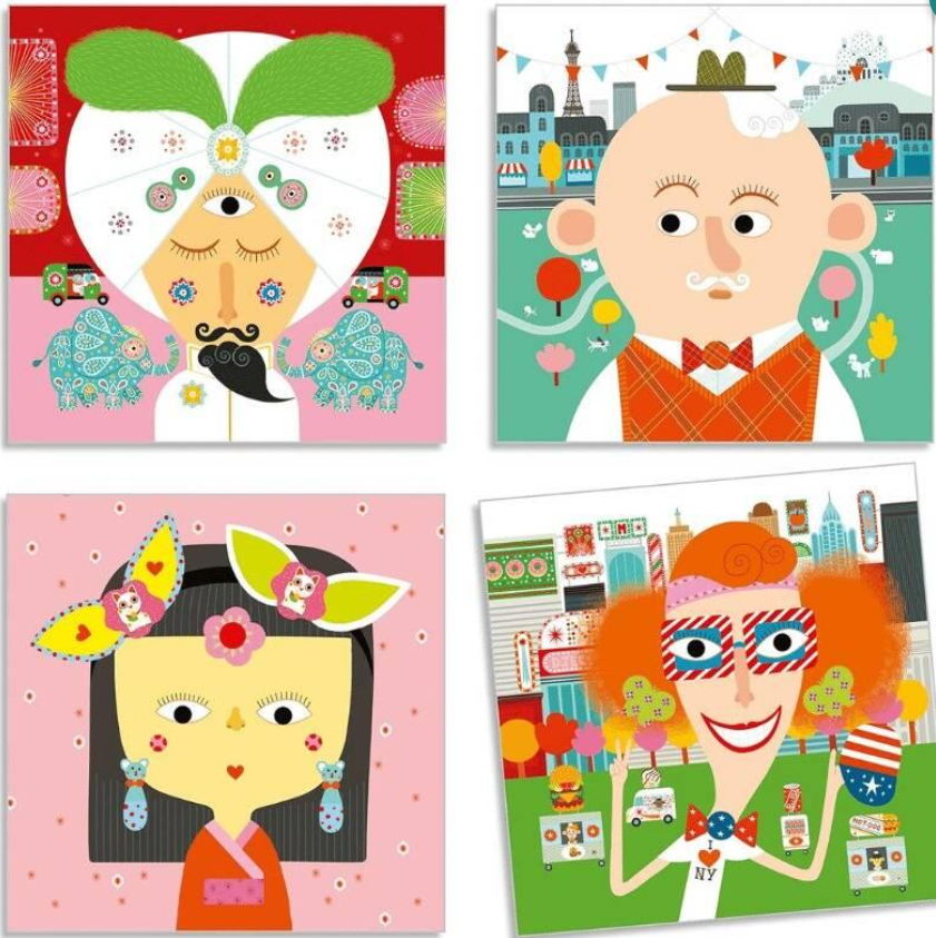 DjecoDjeco Yapıştırma Kartları - All DifferentDJ08934