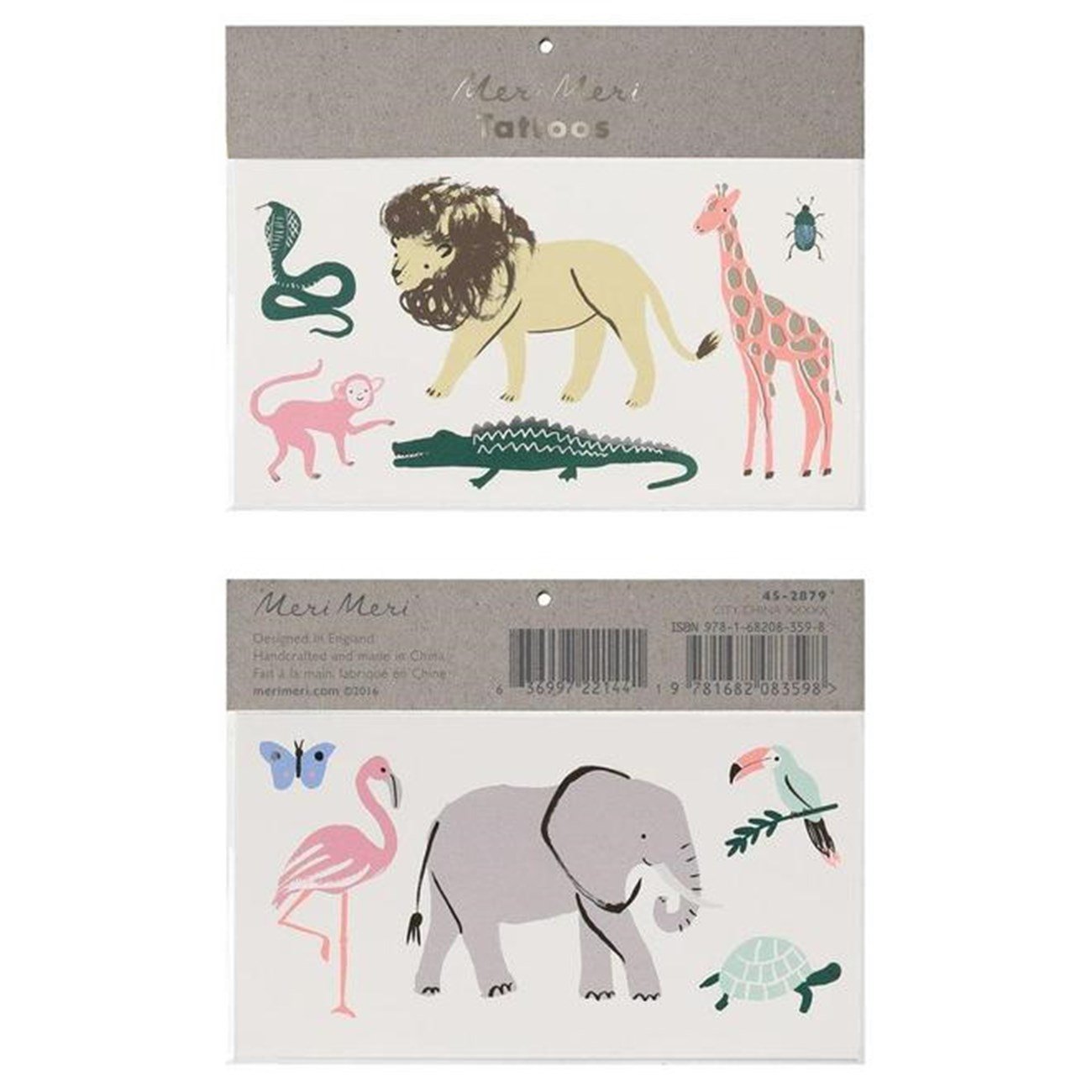 Safari Tattoos Geçici Dövmeler / Tattoos