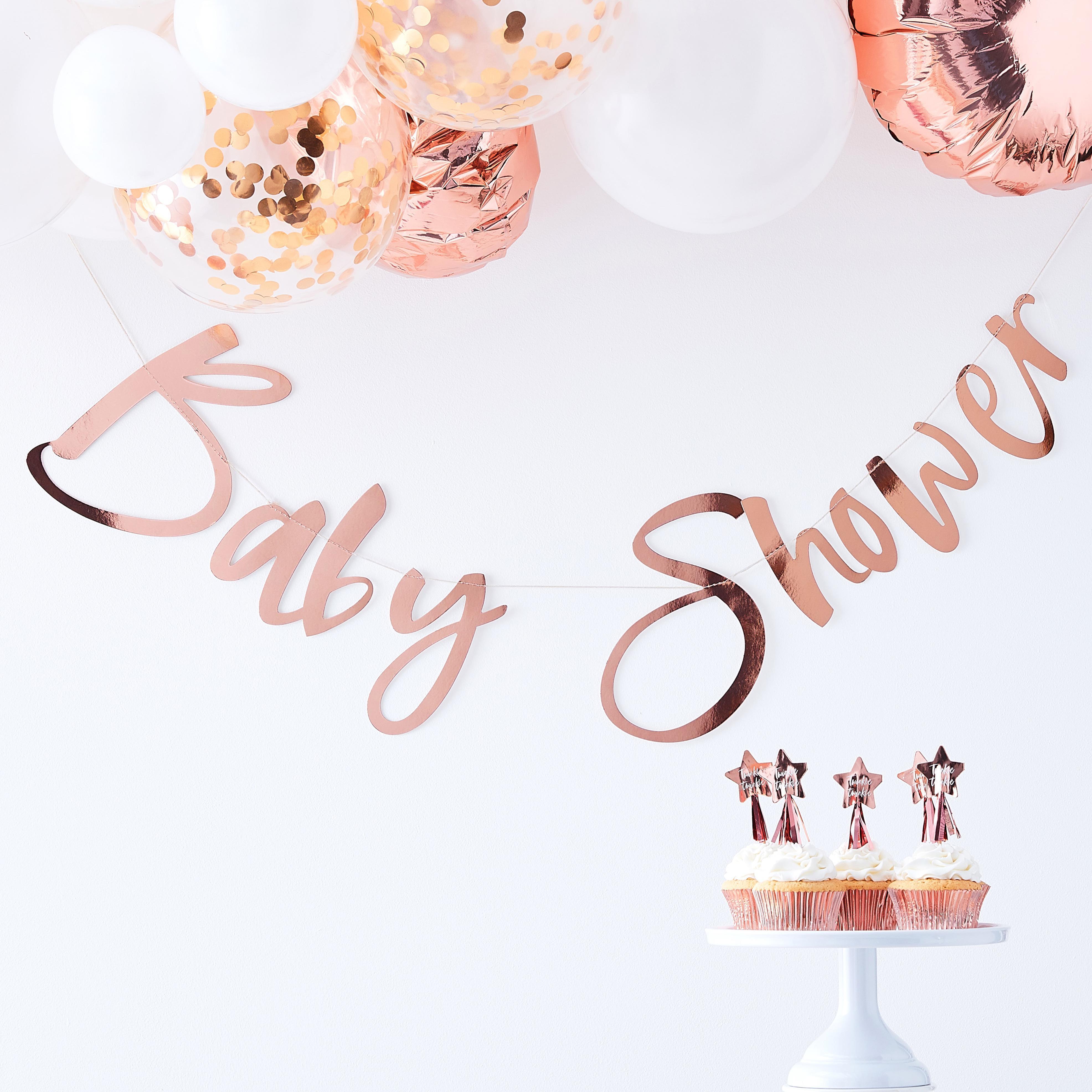 Ginger RayBaby Shower Asılan Süs - Rose GoldTW-821