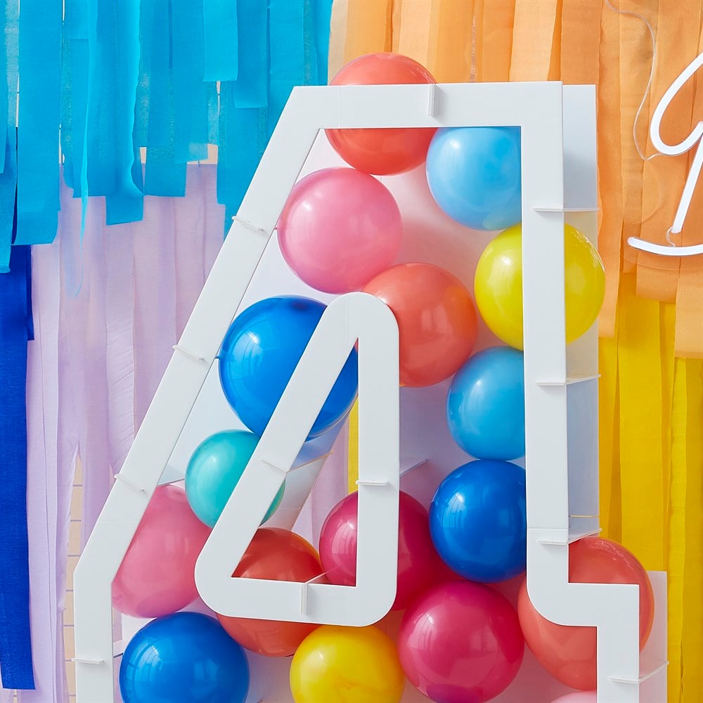 Balon Standı - 4 Rakamı Gizden Gelenler