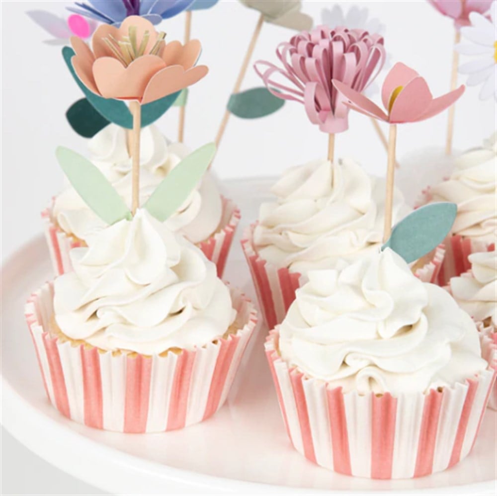 Çiçek Bahçesi Cupcake Kit (24'lü) Gizden Gelenler