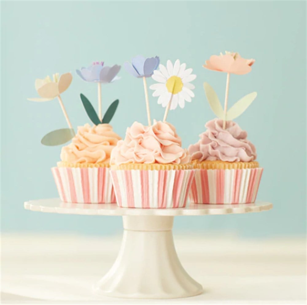 Çiçek Bahçesi Cupcake Kit (24'lü) Gizden Gelenler