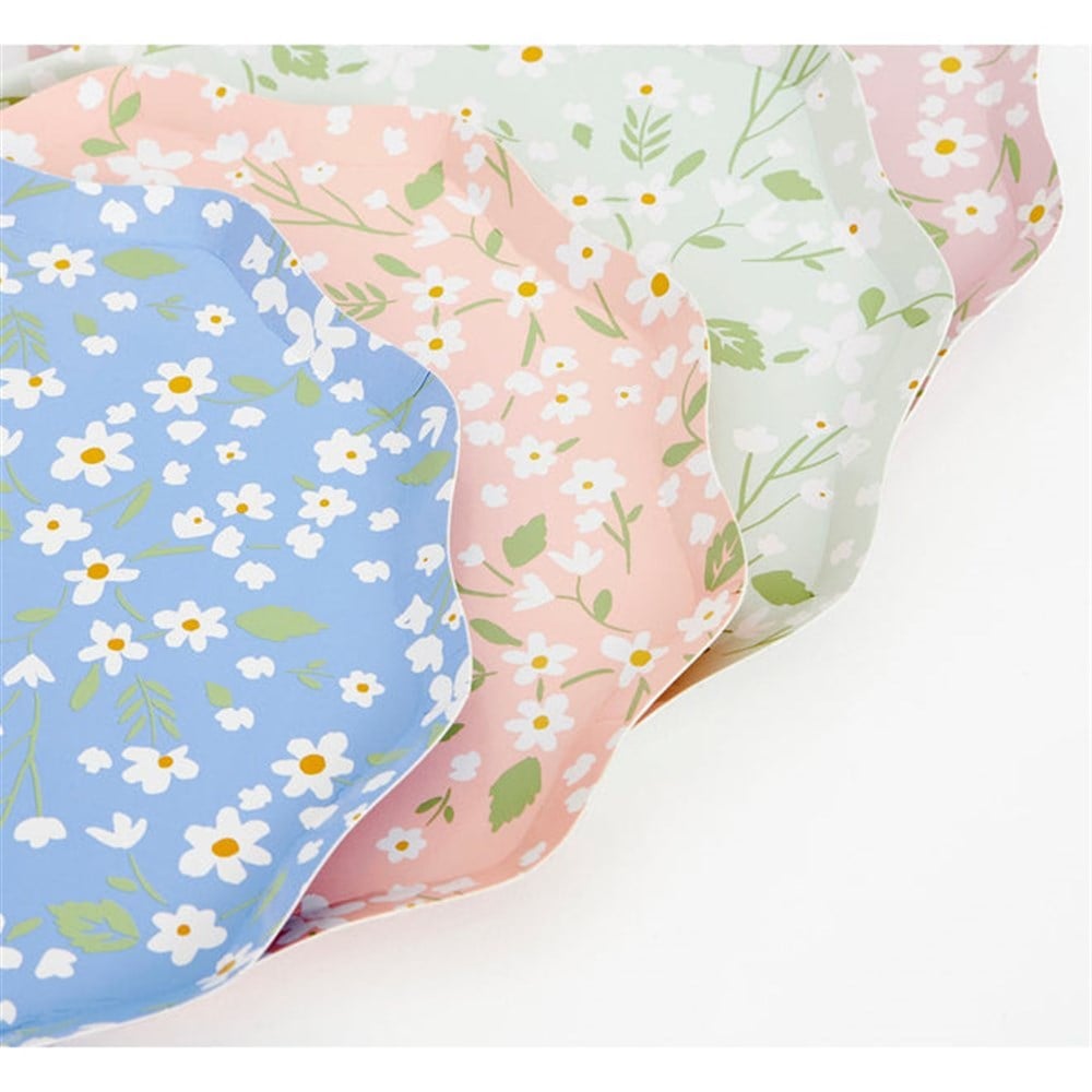 Çiçekli Tabaklar (L) (8'li) Gizden Gelenler