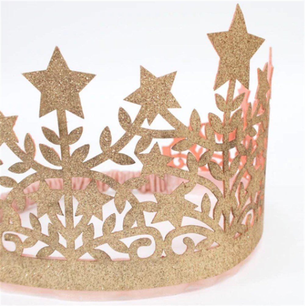 Glitter Fabric Star Crown Gizden Gelenler