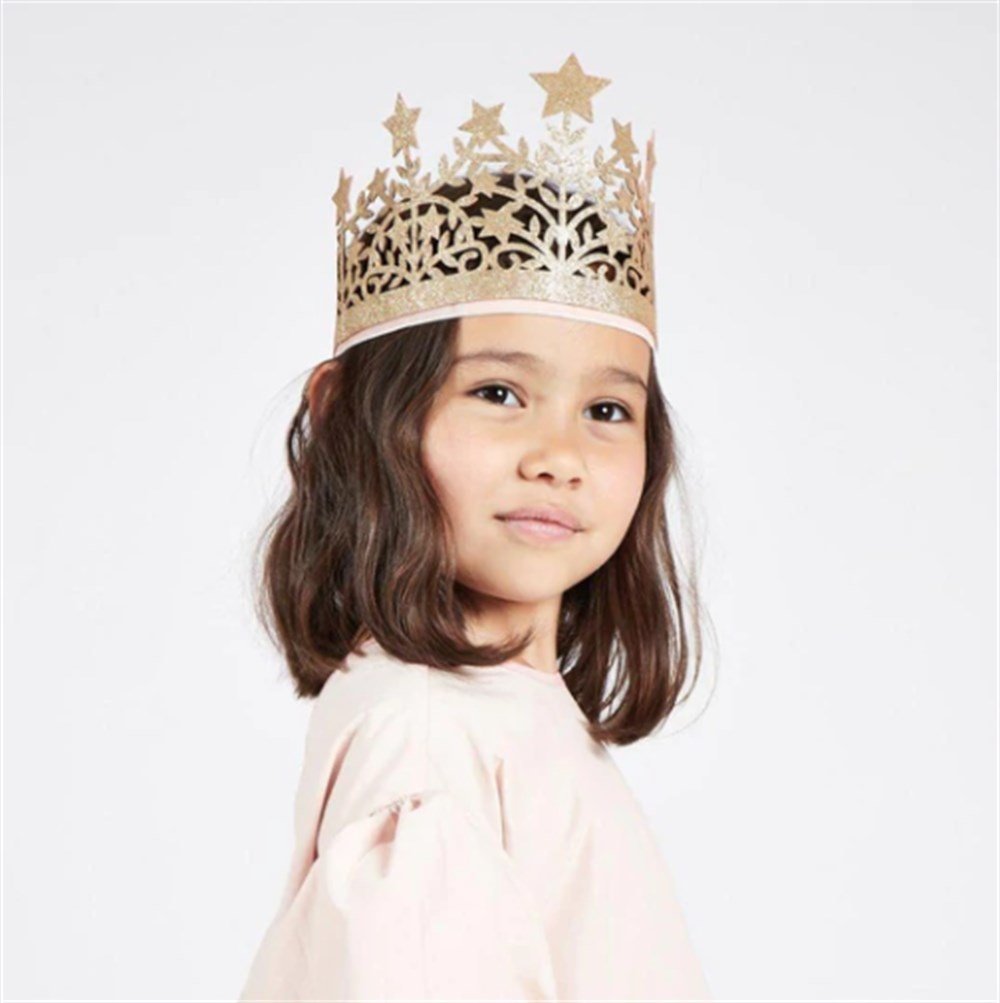 Glitter Fabric Star Crown Gizden Gelenler