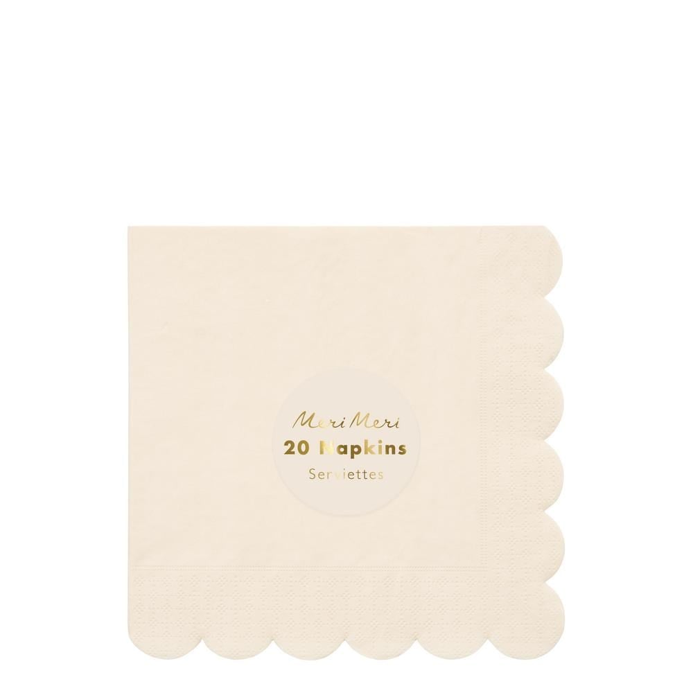 Krem Rengi Peçete (L) (20'li) Gizden Gelenler