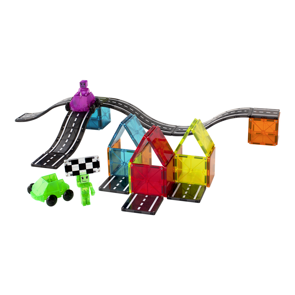 Magna-Tiles - Downhill Duo 40-Piece Set - Yokuş Aşağı 2'li - 40 Parça Gizden Gelenler