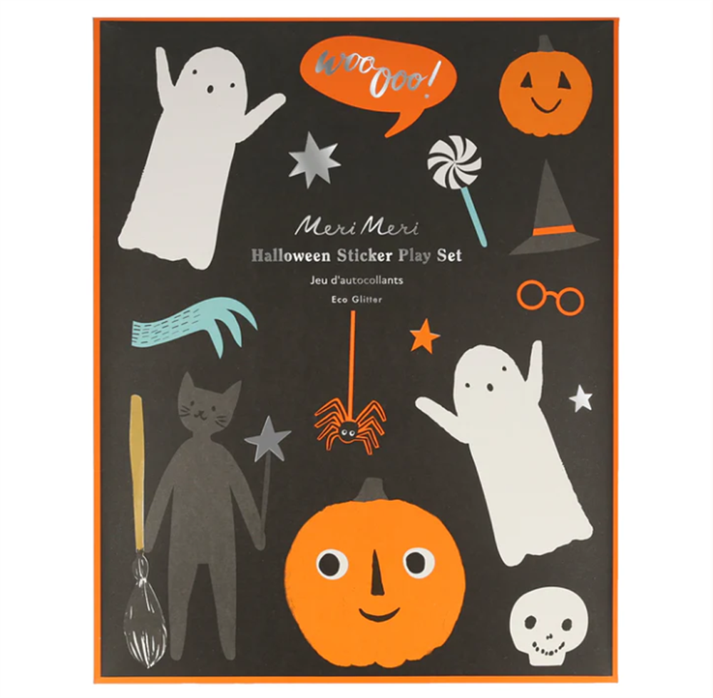 Meri Meri - Halloween Sticker Play Set - Cadılar Bayramı Çıkartma Oyun Seti Gizden Gelenler