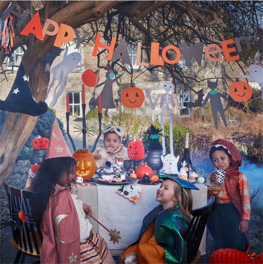 Meri Meri - Happy Halloween Garland - Happy Halloween Asılan Süs Gizden Gelenler