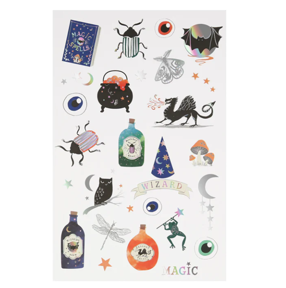 Meri Meri - Making Magic Tattoos - Make Magic Geçici Dövmeler (2'li) Gizden Gelenler