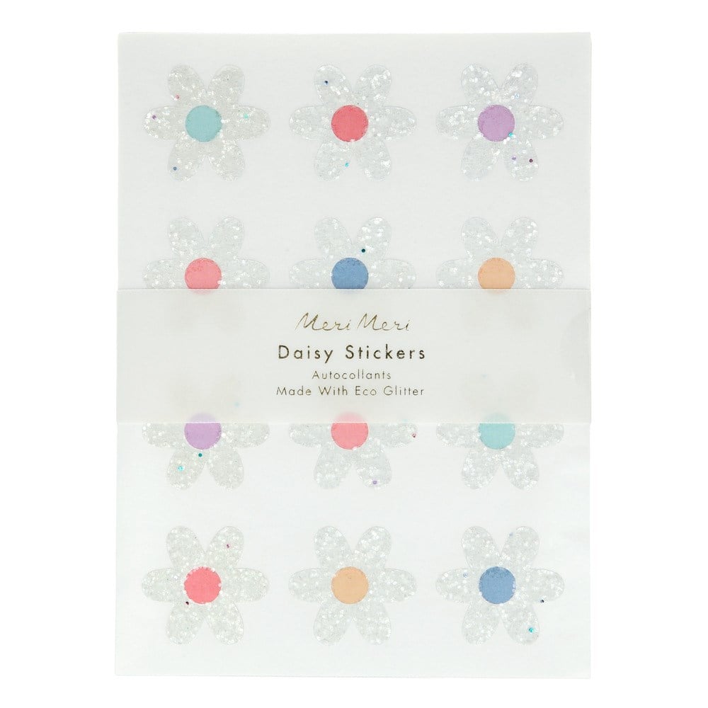 Parıltılı Papatya Çıkartmalar (8 Sayfa) Gizden Gelenler