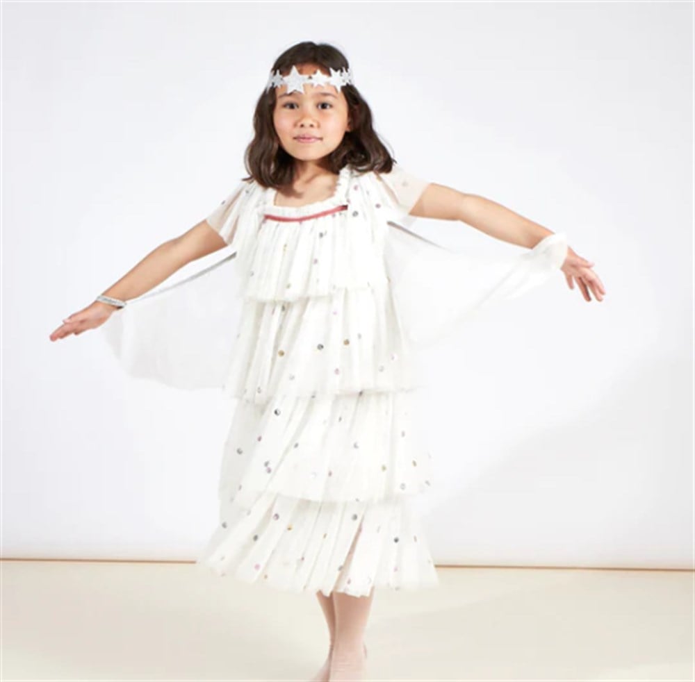 Sequin Tulle Angel Dress Up 3-4 Years Gizden Gelenler