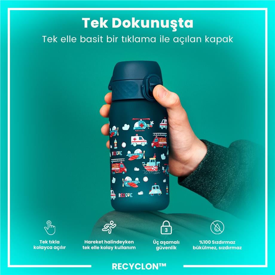 ION8ION8 - Çocuk Suluk - İlk Yardım Taşitları - 350 ml - Sızdırmaz - BPA İçermeyenI8RF350PTRESCUE